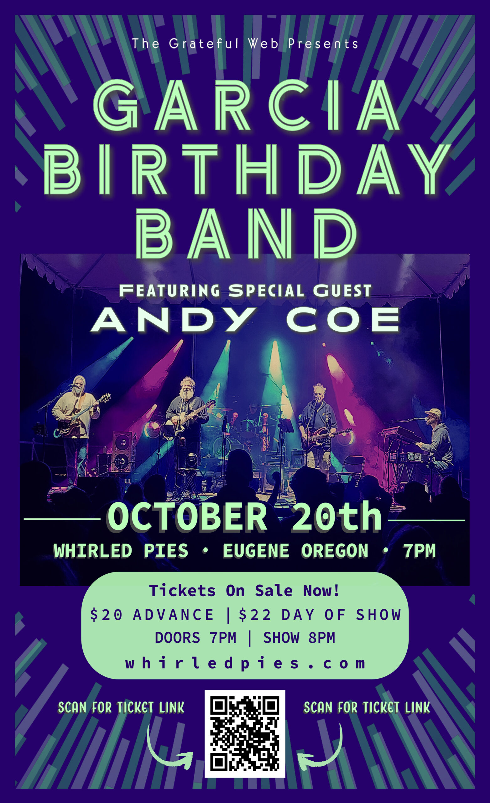 Garcia Birthday Band with Andy Coe on Occtober 20th, 2023